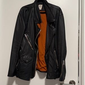 Brand New Free People Leather Jacket